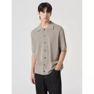 에잇세컨즈 강연 하프밀라노 카라 반소매 카디건 베이지 4250061