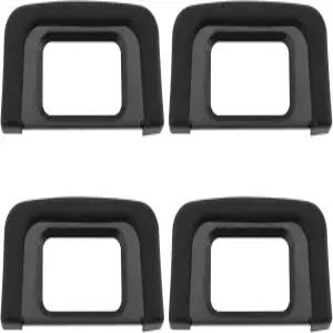 OOTEC 4Pcs 카메라 접안렌즈 DK-25 니콘 D5500 D5300 D3500 D3400 D3000 블랙 호환