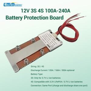LiPo/LiFePO4 에너지 저장용 Heltec 12V BMS 3S 4S 100A-240A 배터리 보호 보드 전자 관리 시스템