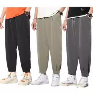 [땡처리]와이드배기9부조거 와이드팬츠 조거 배기 남성팬츠