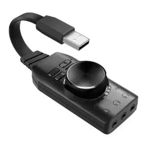 외장형 USB 사운드카드 게임용 7.1채널 서라운드