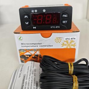 ETC-974 온도 조절기 냉장고 제상/가열  장치 듀얼 NTC 센서 220V