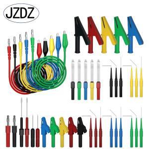 JZDZ 41PCS 멀티미터 테스터기 리드 키트 4MM 바나나 플러그-  피어싱 프로브 포함 80013