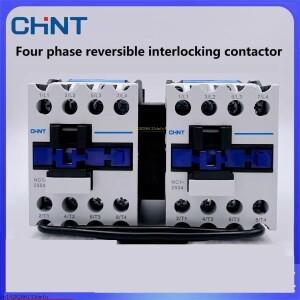 CHINT 발전기 4상 4단계 연동 부품식 가역 AC 접촉기 NC1-0904N 6504N