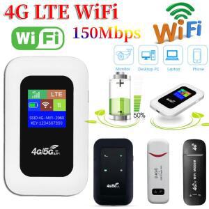 휴대용 포켓 MiFi 모뎀 모바일 와이파이 핫 SIM 카드 슬롯 포함 4G/5G 라우터 150Mbps LTE 무선 3000mA