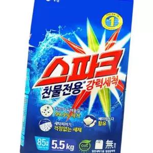 (올핀)애경 스파크 세탁세제 5.5kg 리필 홈드라이크리닝