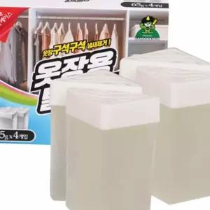 (올핀)탈취제 65g x 4개입 코튼향 옷장용 방향제