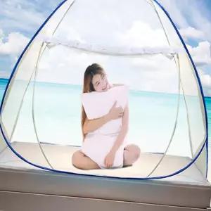 (다올)원터치 사각 모기장 텐트 대형 아기 방충망 캠핑용