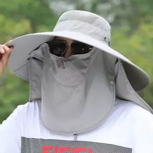 캠핑모자 밭일모자 와이드챙모자 챙넓은모자 벙거지등산모자