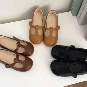 (올핀)여아 발이편한 스트랩 플랫슈즈 데일리 슈즈