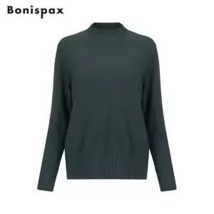 [보니스팍스][보니스팍스(Bonispax)] 소매 밑단 골지 니트 티셔츠 (택가격 69000원)