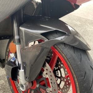 전면 타이어 펜더 머드 가드 허거 페어링 MV Agusta F4 R RR 2018 + F3 Brutale 675/800 2013-2019 풀 탄소