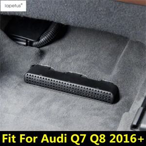 아우디 호환 Q7 Q8 2016-2020 차량용 바닥 에어컨 송풍구 덕트 덮개 방진 보호 액세서리