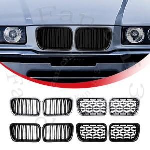 BMW 호환 호환 3 시리즈 E36 LCI M3 318i 320i 1997-1999용 자동차 전면 그릴 프론트 범퍼 후드 최고급 품