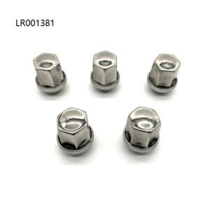 랜드로버 레인지로버 이보크 2012-2019용 자동차 휠 너트 5개 (호환 번호: LR001381 M14 X 1.5 나사산)