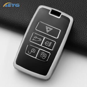 랜드로버 레인지로버 이보크 디스커버리 스포츠 벨라 재규어 XE E-PACE XF용 TPU 자동차 리모컨 키 케이스