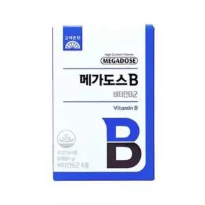 [하프클럽/기타]고려은단 메가도스B 비타민B 컴플렉스 4개월분 60정 x 2개