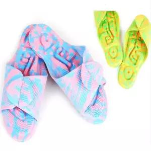 국산 지압 슬리퍼 발바닥 마사지 실내화 거실 사무실 데일리 건강 관리 룸 슈즈