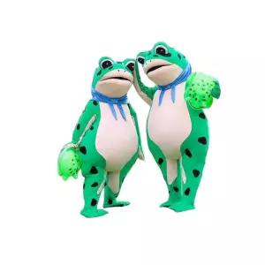 할로윈 데이 코스튬 의상 인플루언서 놀이공원 공연 개구리 인형 캐릭터 인형옷