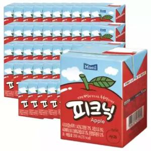 피크닉 사과 200ml 48개