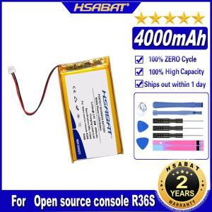 오픈 소스 콘솔 R36S 게임기용 HSABAT 4000mAh 배터리