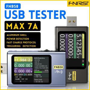 FNIRSI-FNB58 USB 전압 테스터 TYPE-C 고속 감지 트리거 용량 측정 리플