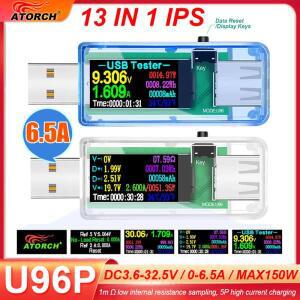 U96P 13 in USB 테스터 전류 표시기 DC 디지털 멀티 미터