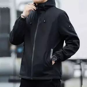 [모로엠] 남성 간절기 방수 후디형 블루종 점퍼 ON-JUA-QWFHI8R8