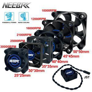 RC 모터 방수 팬 25/30/35/40/45/50mm 10000-30000RPM 5V-12V 브러시리스 용 급속 냉각 방열판 28/36/42mm