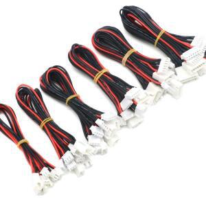 5개/ JST-XH 1S 20cm 22AWG Lipo 밸런스 와이어 연장 RC 배터리 충전기 용 케이블 리드