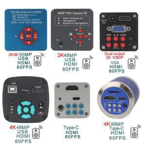 IMX307 48MP 4K VGA HDMI USB TF   현미경 카메라 C 마운트 렌즈 휴대폰 납땜 수리용