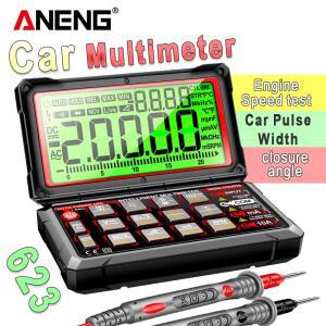 디지털 자동차 멀티미터 ANENG 623 엔진 속도 테스터기 AC/DC 전압/전류 저항계 정전용량 펄스 폭