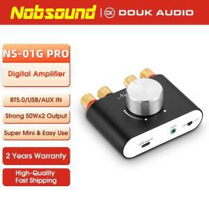 Nobsound  블루투스 5.0 TPA3116 디지털 앰프 Hifi 스테레오 오디오 수기 전력 증폭기 + 자동차 사운드
