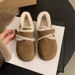 퍼안감 버클 포근 로퍼 슬리퍼 DS-0344