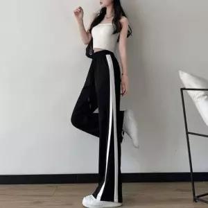 여성 여름 트레이닝 바지 러닝 운동 밴딩 일자 와이드 팬츠