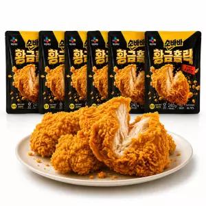 고메 소바바 황금홀릭 후라이드 순살 240g, 6개