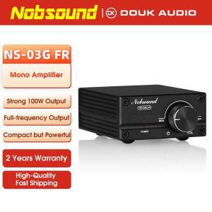 Nobsound   100W 서브우퍼 풀 주파수 파워 앰프 모노 채널 오디오 TPA3116D2