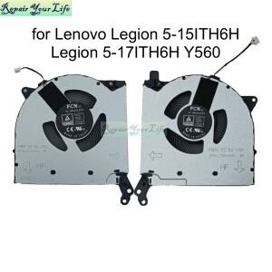 lenovo호환 Legion 5-15ITH6H 82JH Y560 게임용 노트북 PC 쿨러 팬용 CPU GPU 냉각 팬 5H40S20332 FNRS