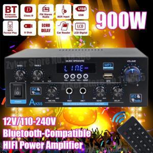 AK35/AK45/AK55 사운드 앰프 가정용 자동차 가라오케 Bluetooth 디지털 2 채널 HiFi 스테레오 FM USB