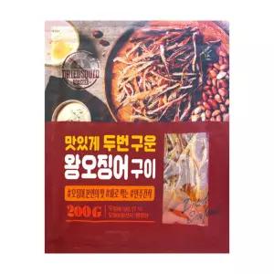 정화식품 맛있게 두번 구운 왕오징어구이 200g