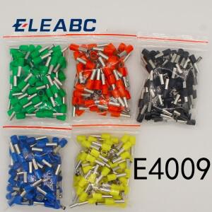 E4009 튜브 절연 단자 4MM2 100 피스 케이블 와이어 커넥터 압착 E-