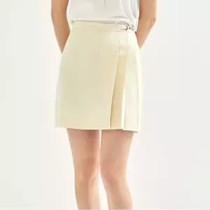 은장 부분플리츠 미니스커트 RMWRT1-T 443564 로엠