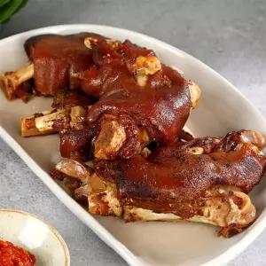 제주 흑돼지 아강발 300g x 6팩 (미니족)