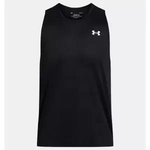 매장정품 UNDERARMOUR 언더아머 1382795-001 블랙 남성 UA Tech 탱크 슬리브리스 나시 티셔츠 런닝 농구 헬