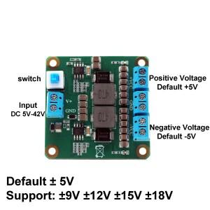 4A DC-DC 5-42V TO ±5V 9V 12V 15V 18V 양수 전원 강압 변환기 전압 조절기 문파 모듈