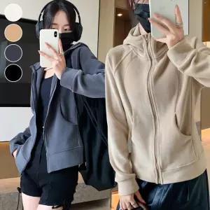 플리스 여성 후드집업자켓 ELC9023