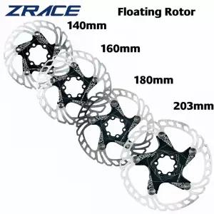 ZRACE MTB 자전거 디스크 브레이크 로터 방열 플로팅 140mm 160mm 180mm 203mm