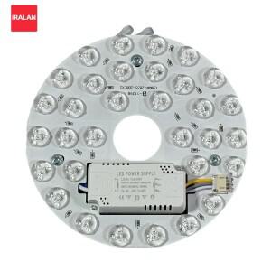 IRALAN LED 라이트 보드 AC 85-265V 팬 조명 OR 천장 링 패널 원형 원격 제어  설치
