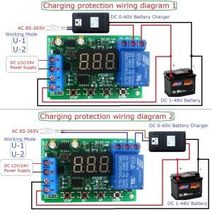 DC 12V 24V 36V 48V 10A 납산 배터리 UPS Diy 모듈 충전기 방전기 자동 제어 스위치 보드 저전압 과전압