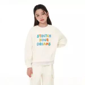 안다르 ANDAR KIDS 키즈 마일드무스 플리스 레이어드 맨투맨 여아